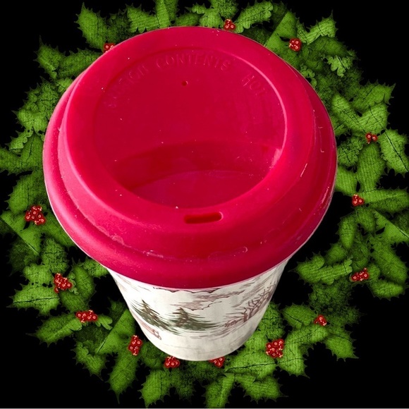 FITZ and Floyd Travel Mug with Silicone Lid “Home Warms the Heart” - Picture 6 of 6